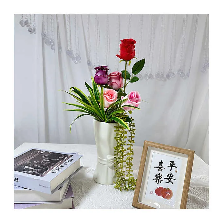 طبقات وردة صغيرة عالية الجودة بلاستيك - Layers High Quality Mini Rose Plastic