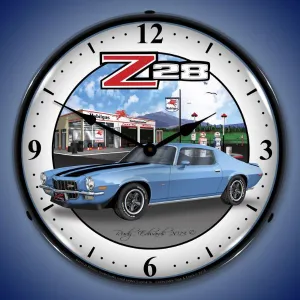1970 2nd Generation Camaro Z28 Lighted Clock