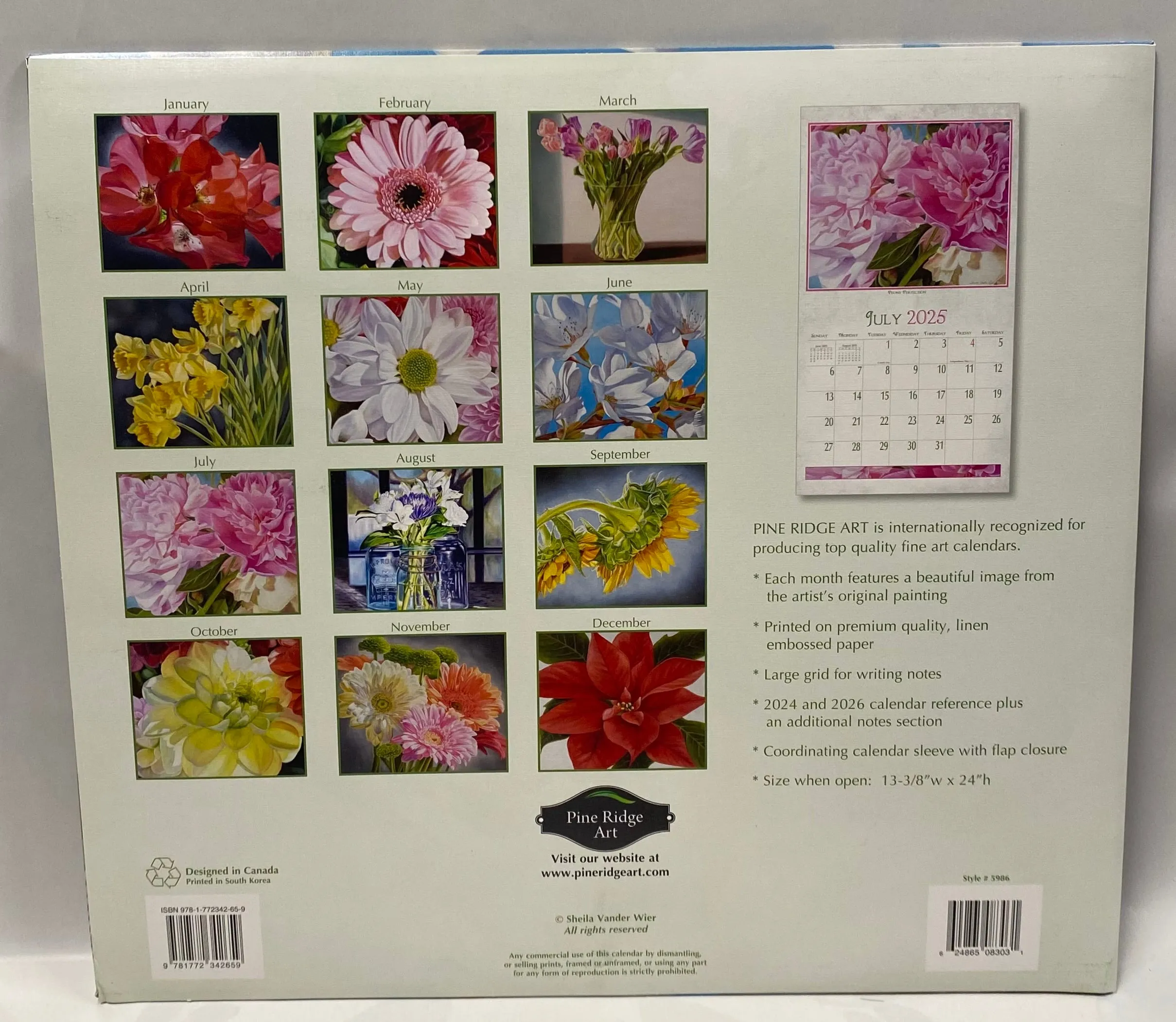 2025 Calendar -Beauty In Bloom