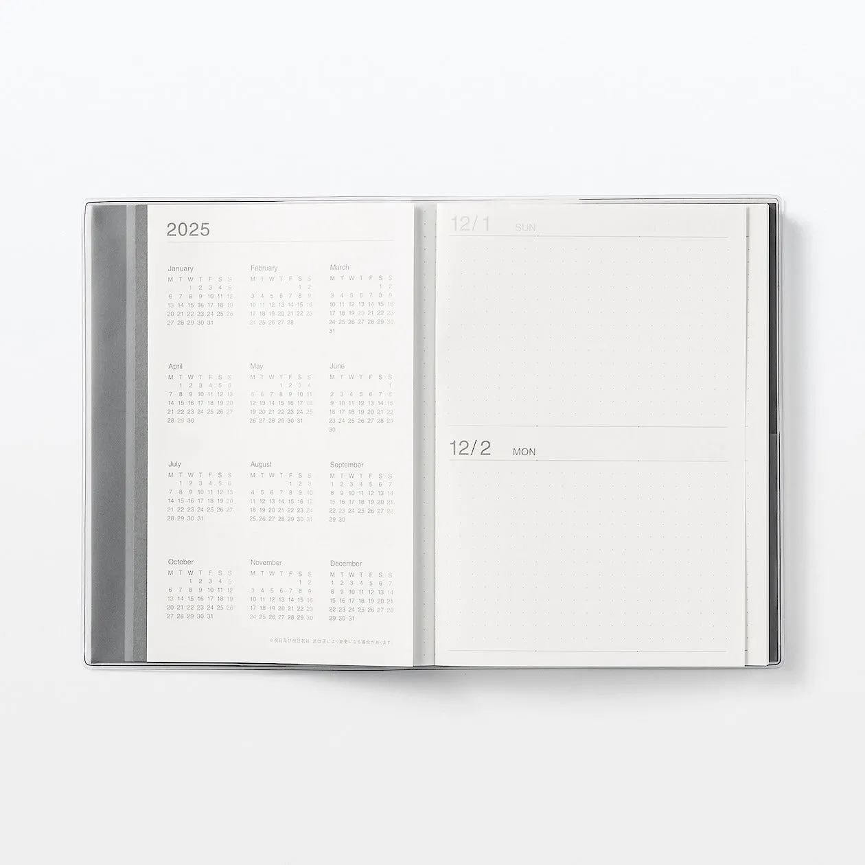 2025 Monthly/Daily Planner (Mon to Sun) - B6