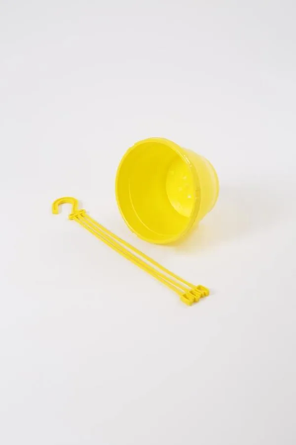 7 Inch Hanging Pot Yellow