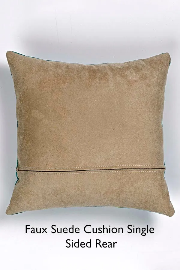 Abstract Northern Lights Square Cushion (Pink)