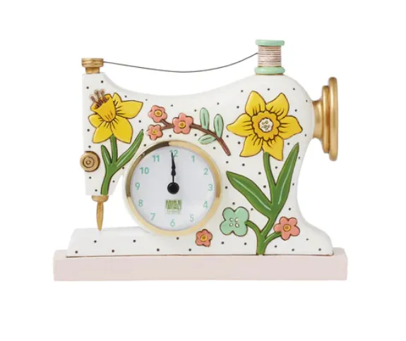Allen Designs Sew Happy Desk Clock