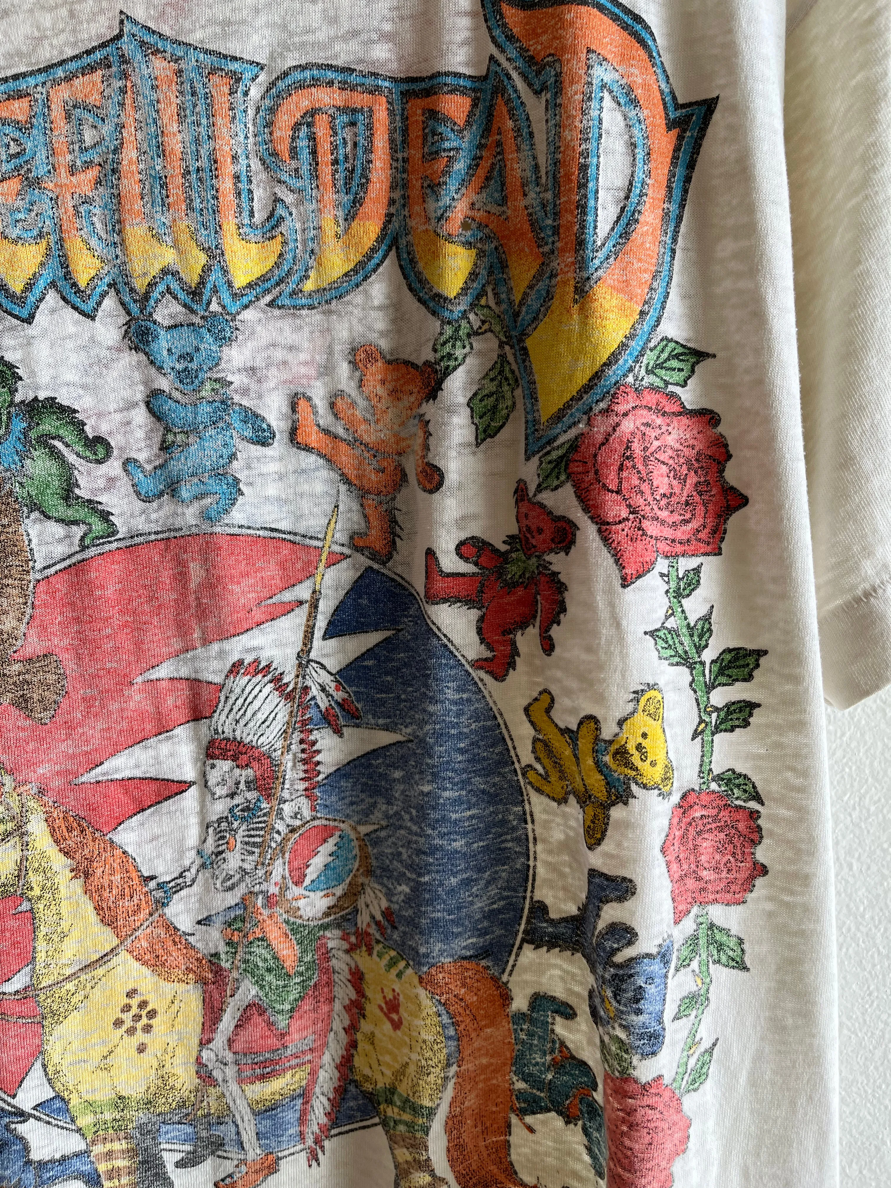 Authentic Vintage 1995 Grateful Dead Tours R Us Shirt