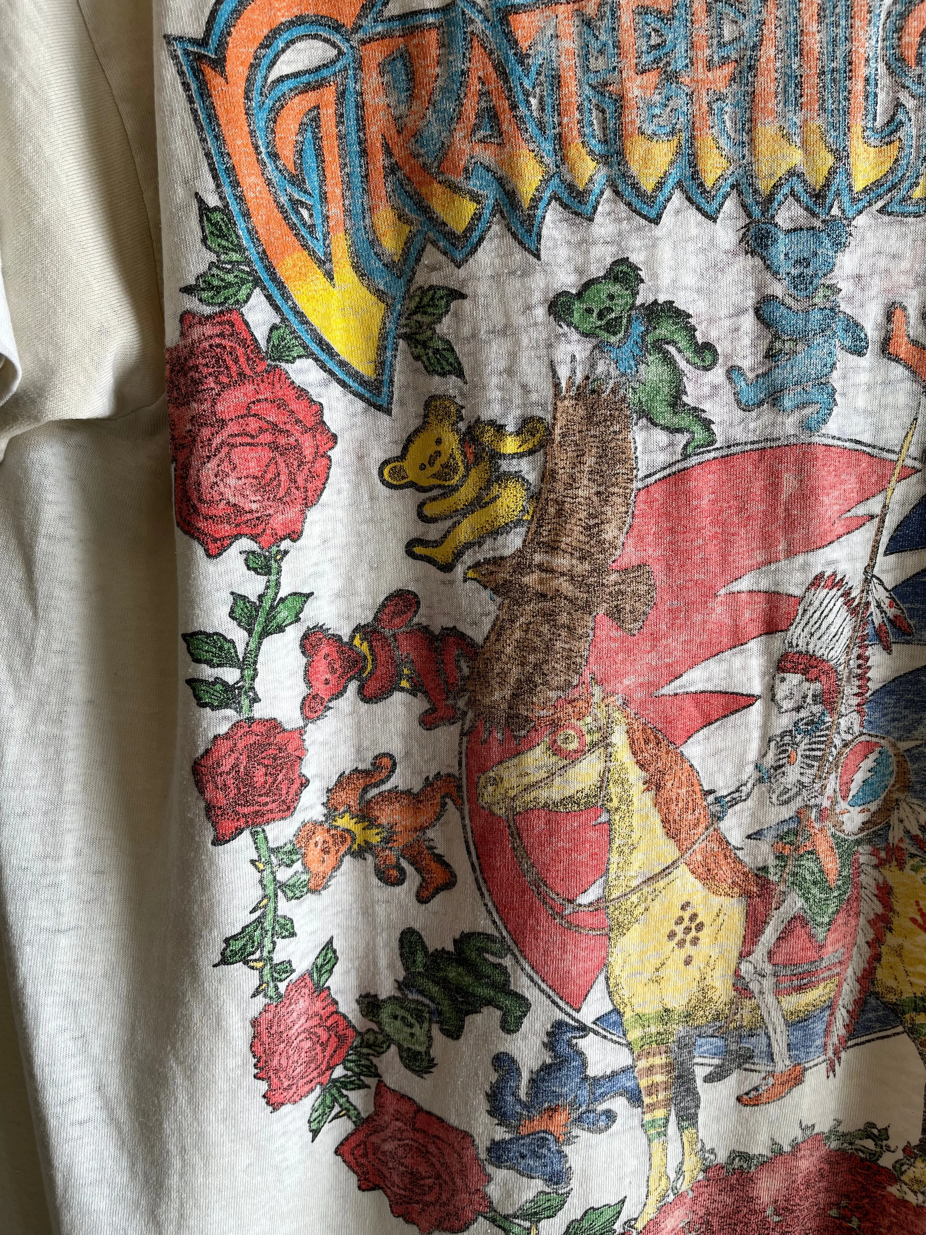 Authentic Vintage 1995 Grateful Dead Tours R Us Shirt