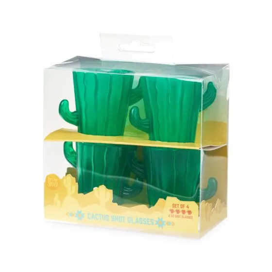Cactus Shot Glasses - Set of 4