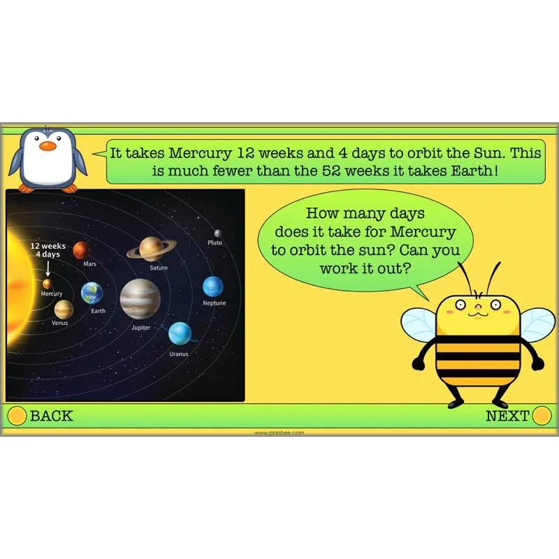 Calendars, Timetables and Calculators