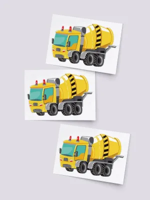 Concrete Mixer Truck Tattoos