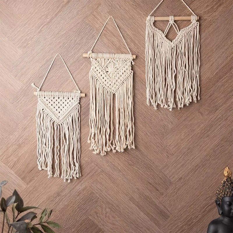 Fiona Macrame Wall Accent - Set Of Three