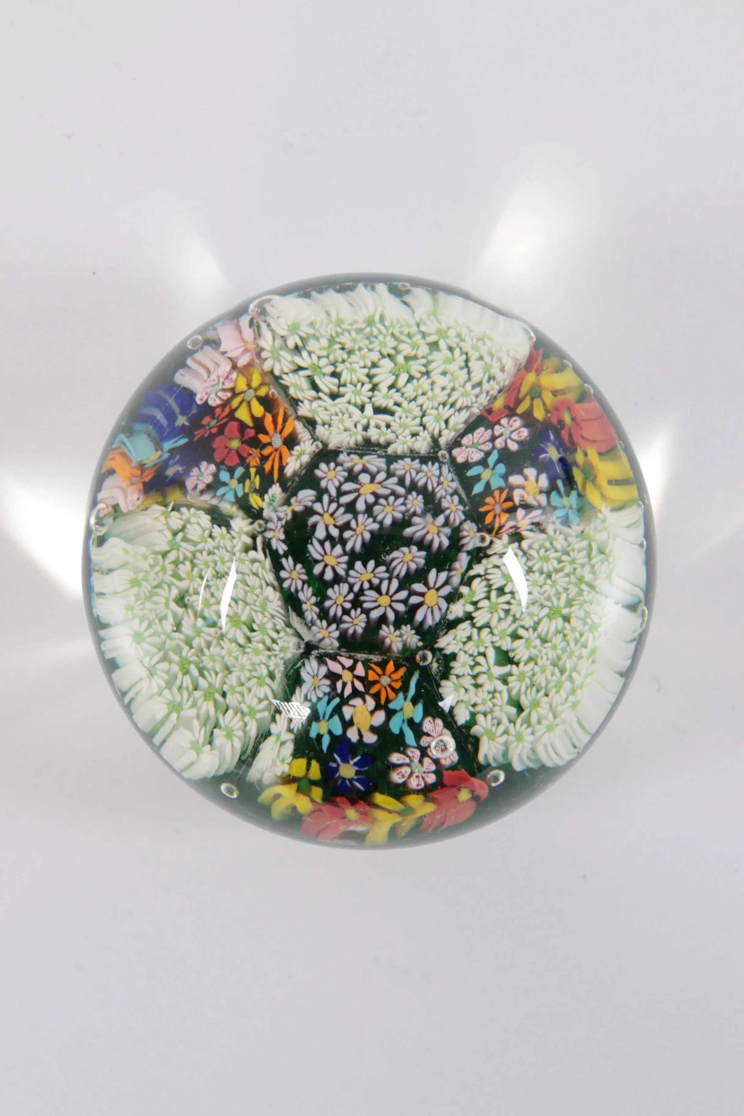 Murano Millefleur Paperweight from the 1960s