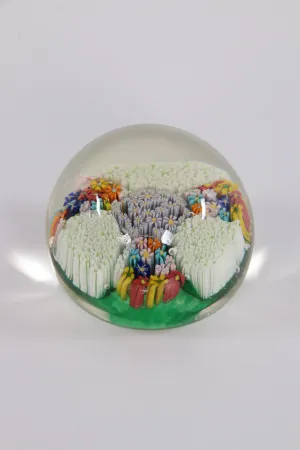 Murano Millefleur Paperweight from the 1960s