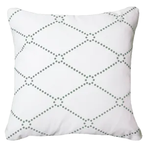Outdoor Dots Green Medium Cushion 50 x 50 cm