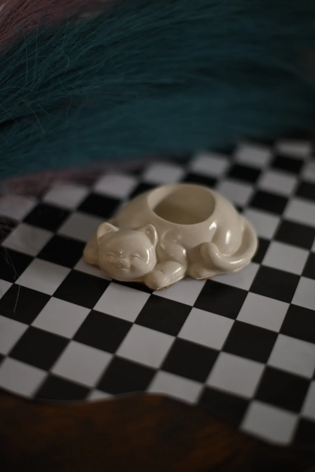 "Kitty" Concrete Tealight Holder Collection