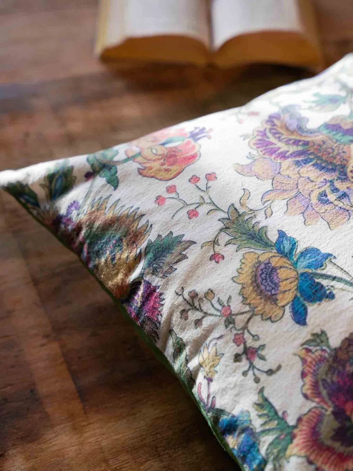 Spring Blossoms Elegant Floral Cushion Cover
