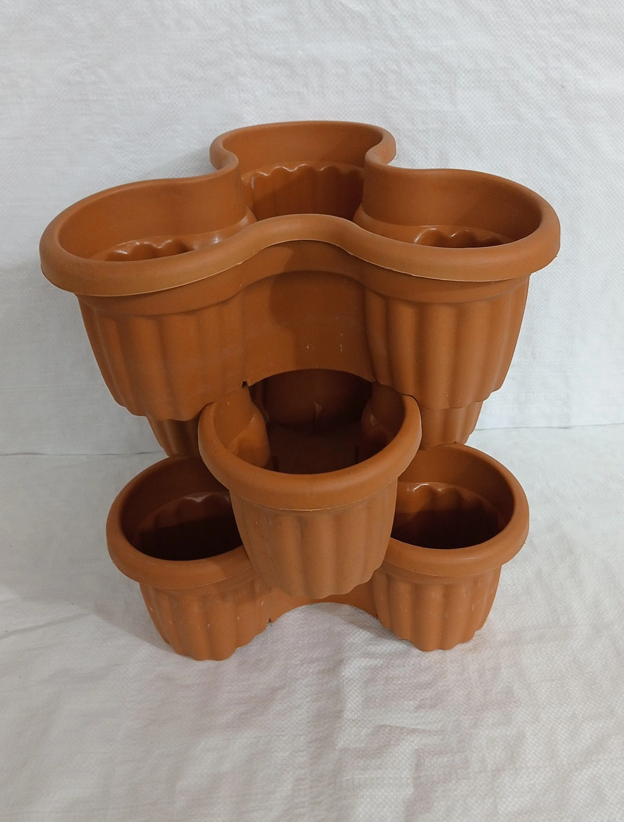 Stacking Pots Terracotta,Vertical Flower Tower Pots