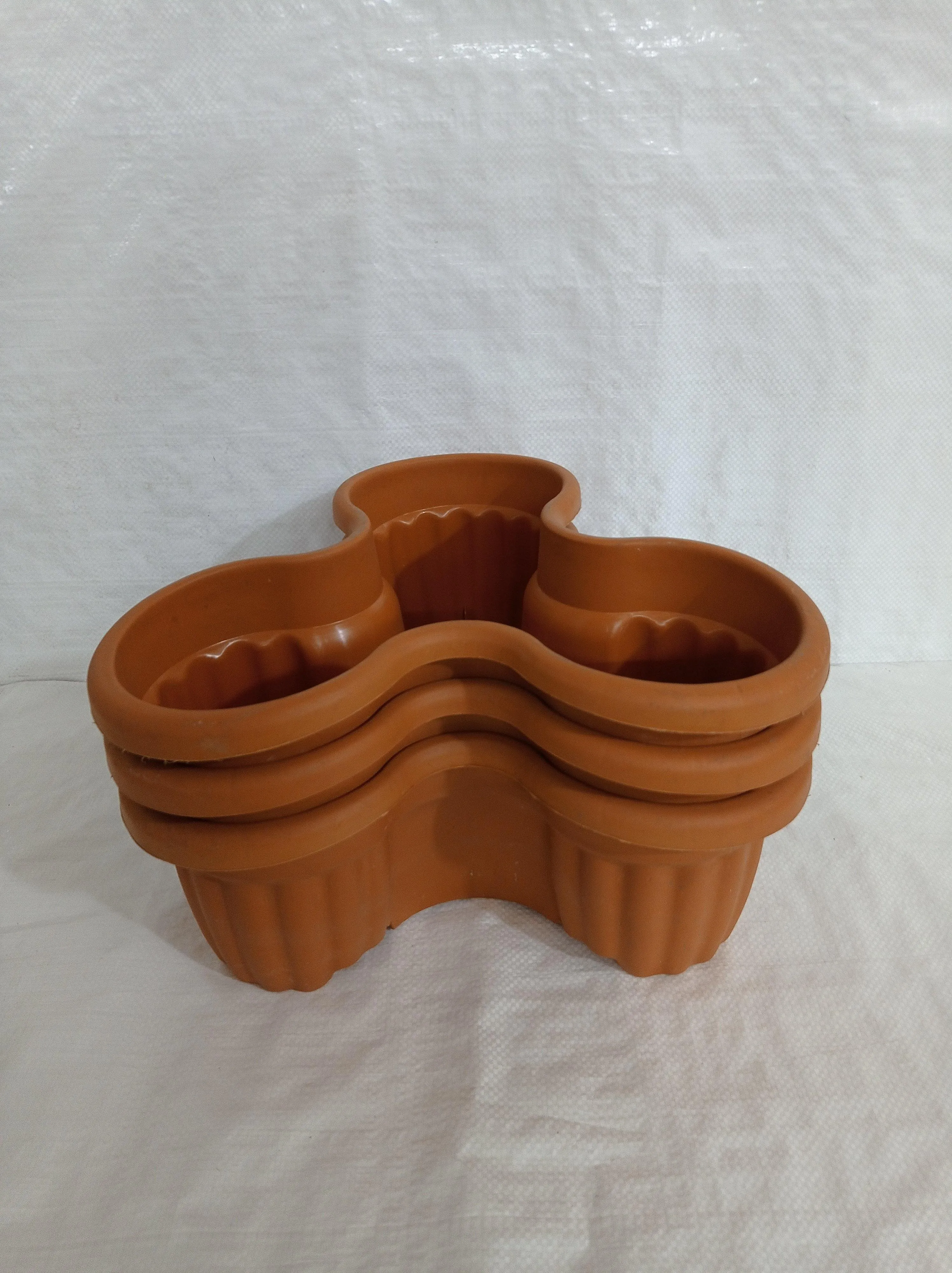 Stacking Pots Terracotta,Vertical Flower Tower Pots