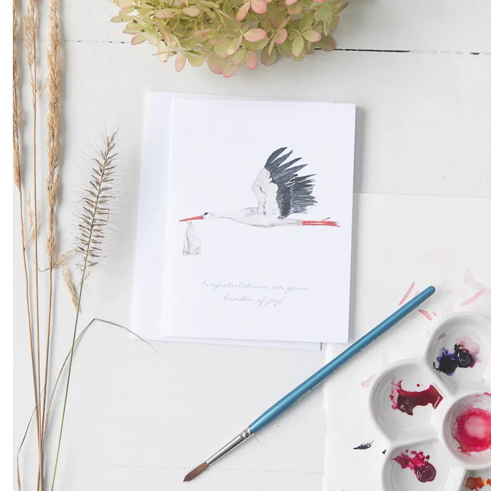 Stork Note Card
