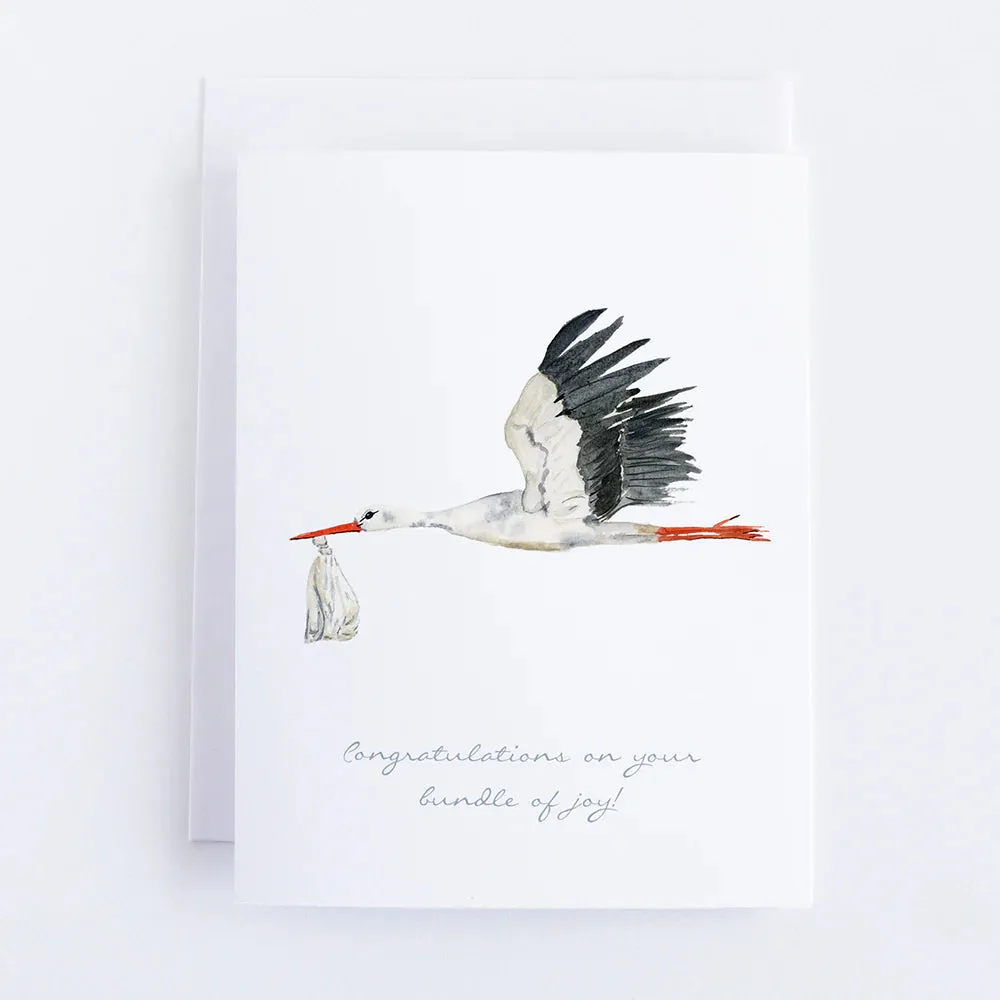 Stork Note Card