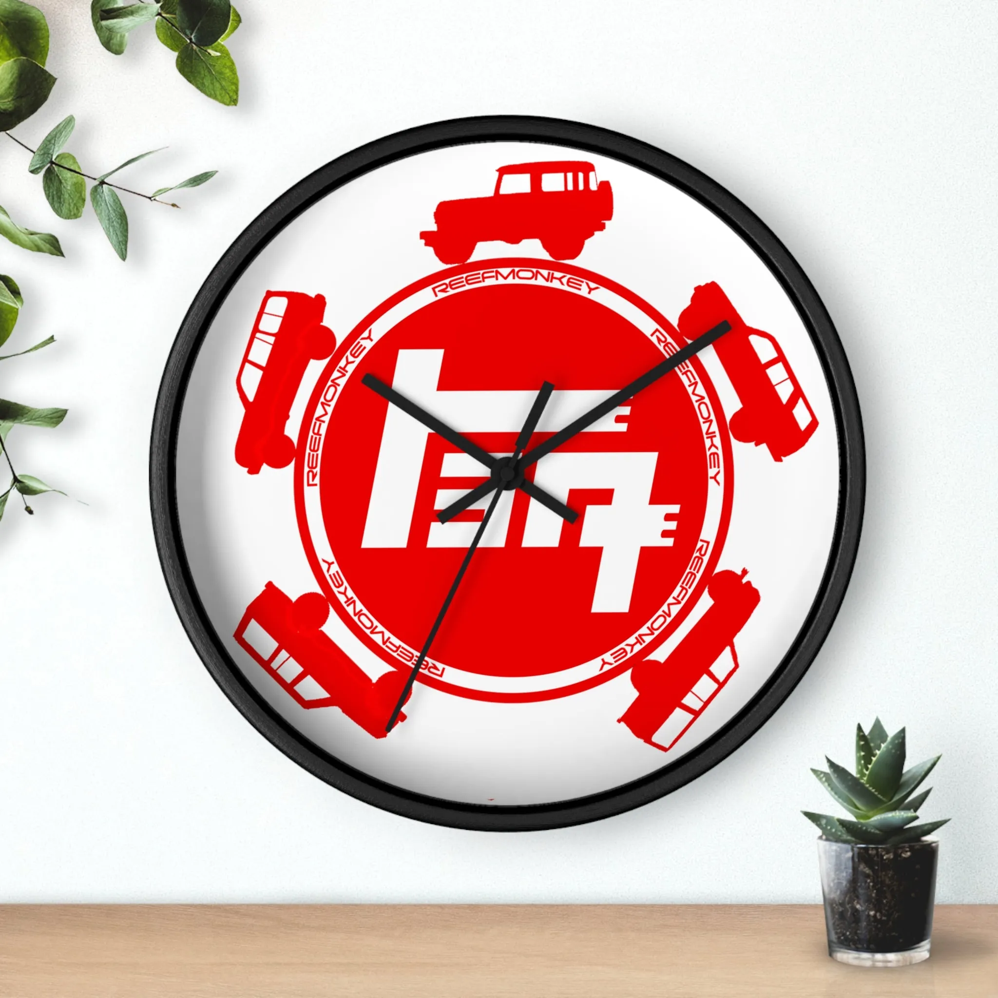 Teq Toyota Silhouette Wall Garage Clock - Reefmonkey