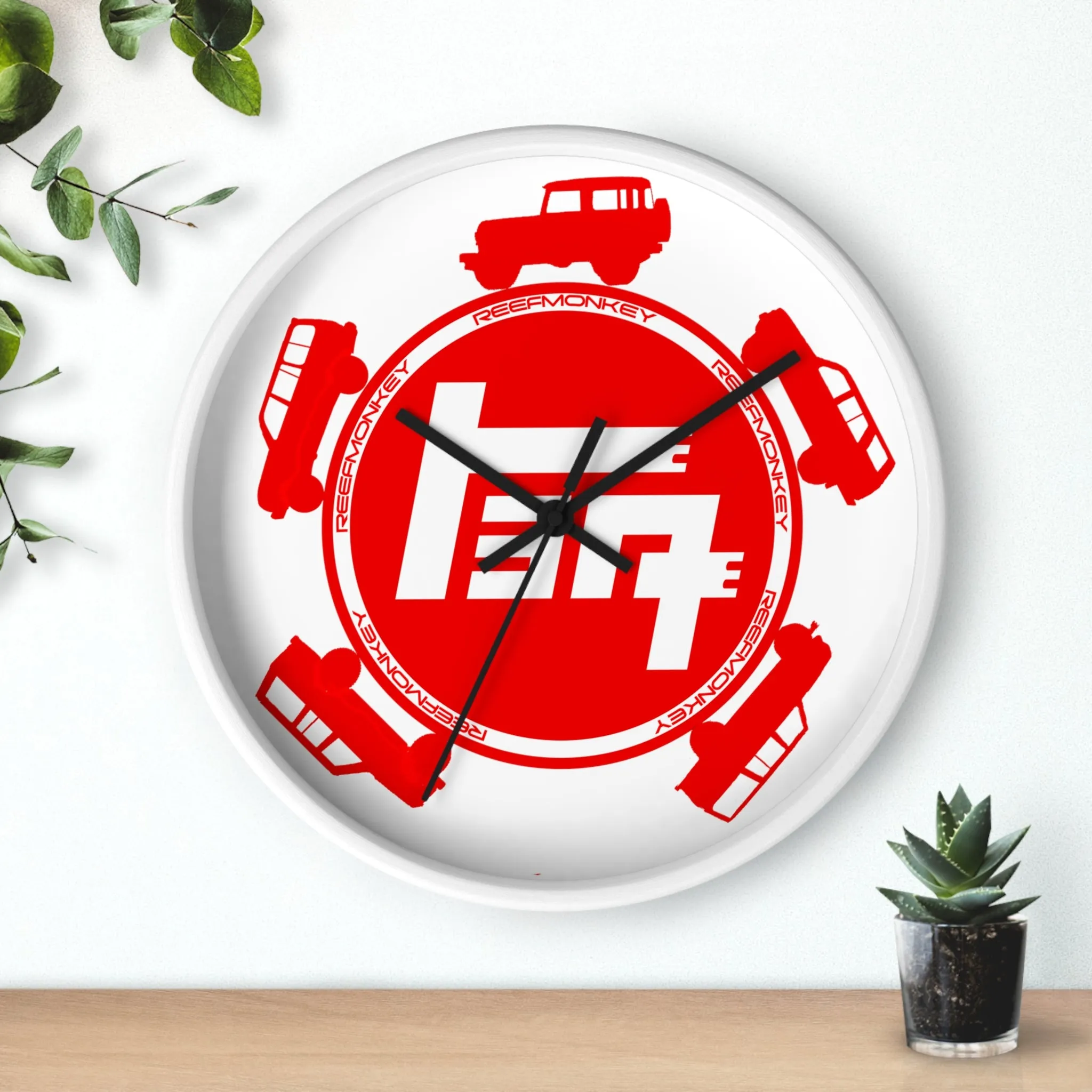 Teq Toyota Silhouette Wall Garage Clock - Reefmonkey