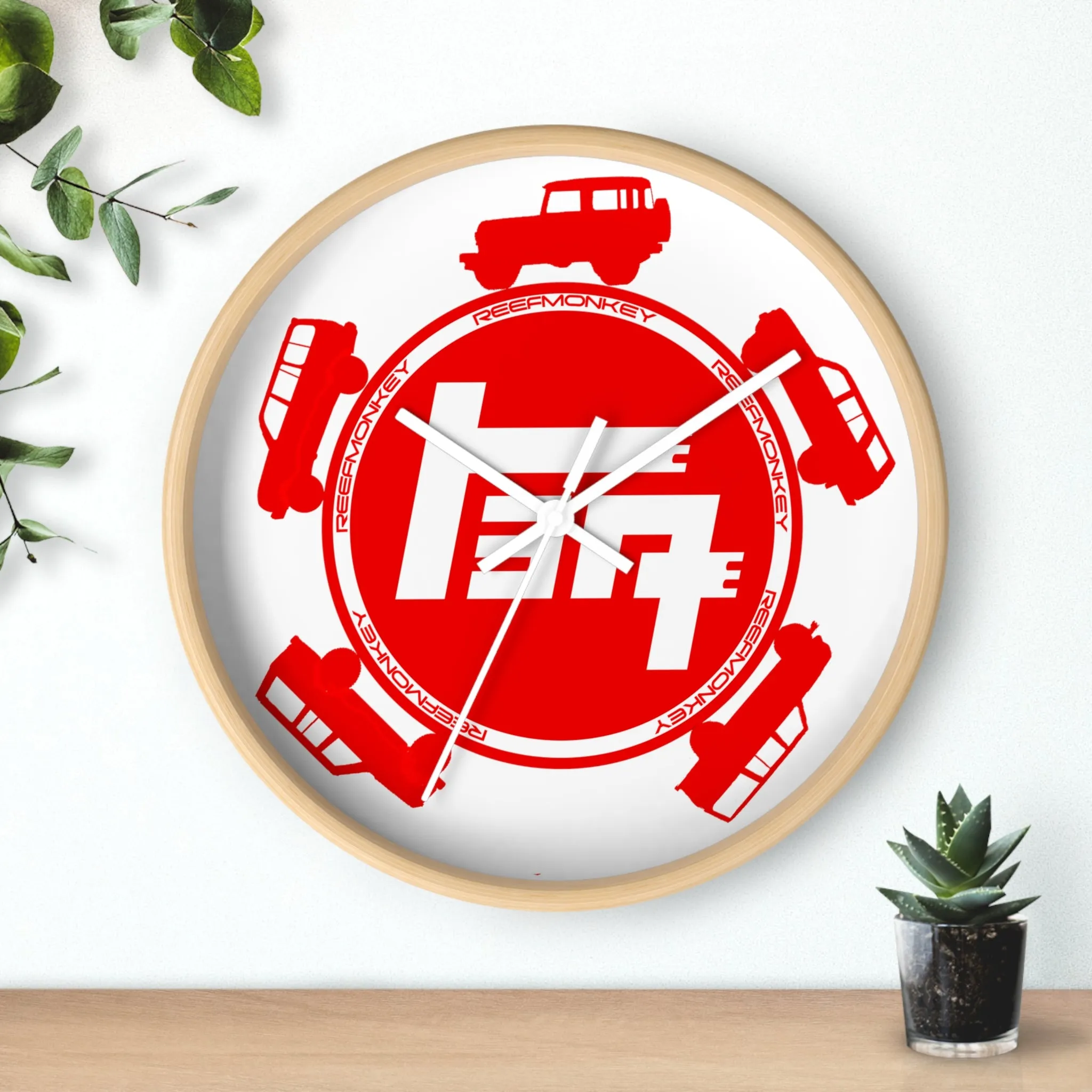 Teq Toyota Silhouette Wall Garage Clock - Reefmonkey