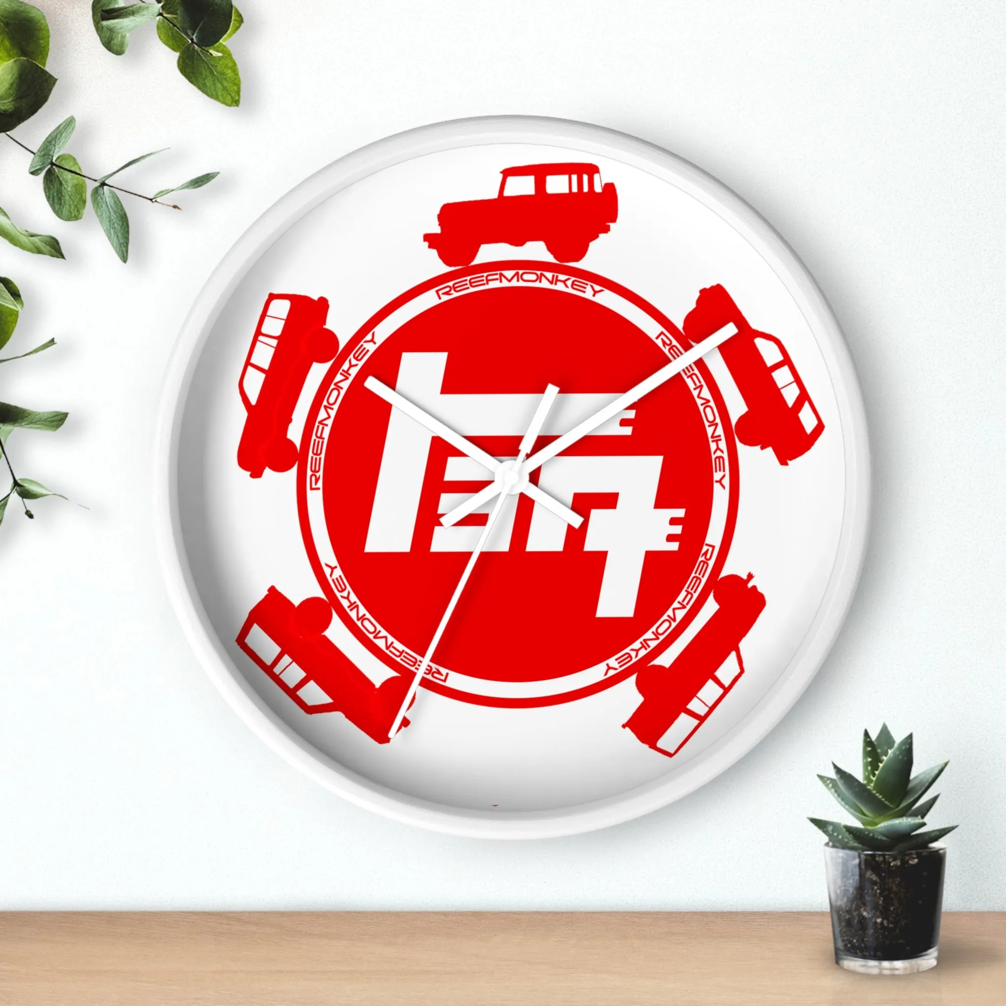 Teq Toyota Silhouette Wall Garage Clock - Reefmonkey
