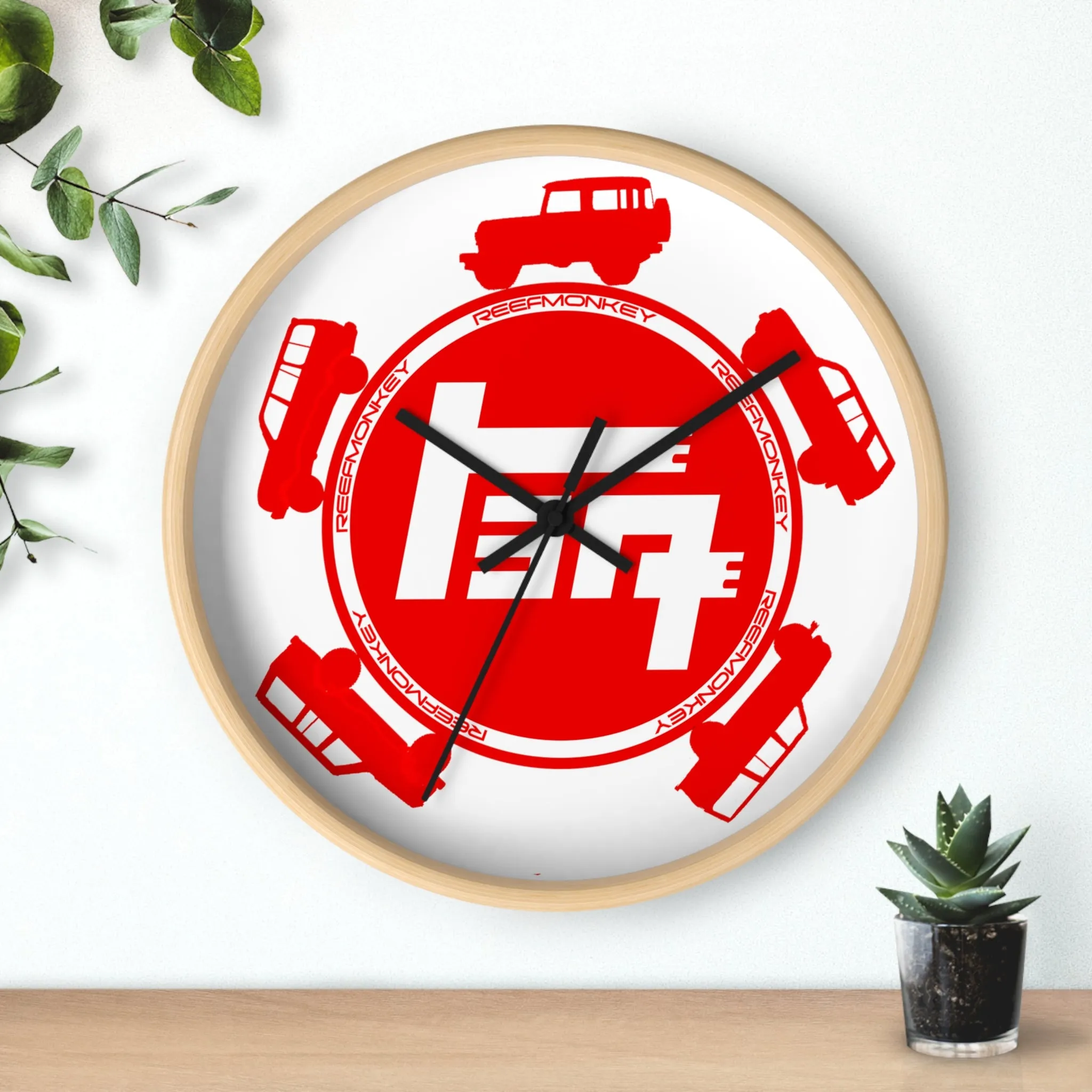Teq Toyota Silhouette Wall Garage Clock - Reefmonkey