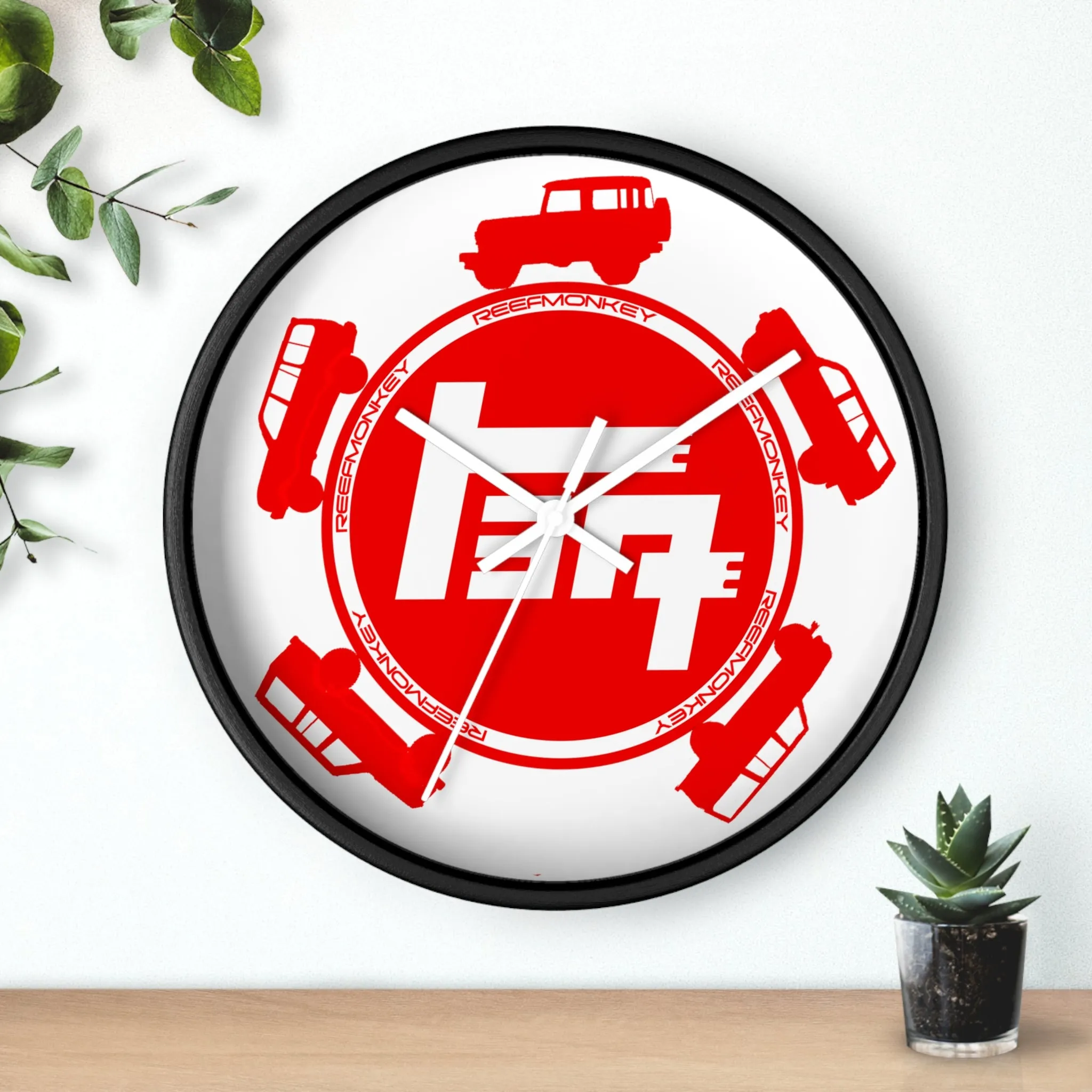 Teq Toyota Silhouette Wall Garage Clock - Reefmonkey