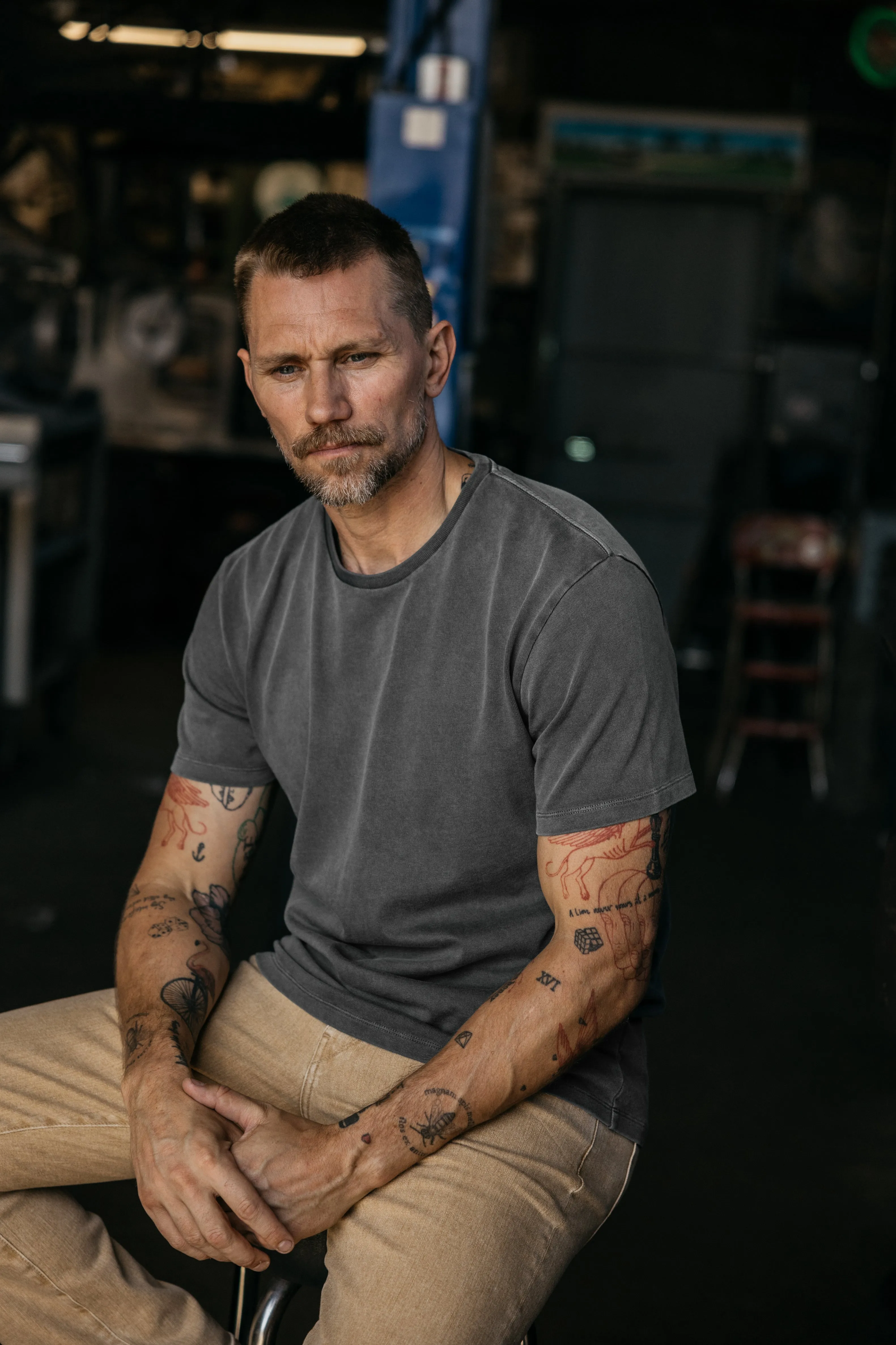 The Stamp 9oz Organic Cotton - Concrete