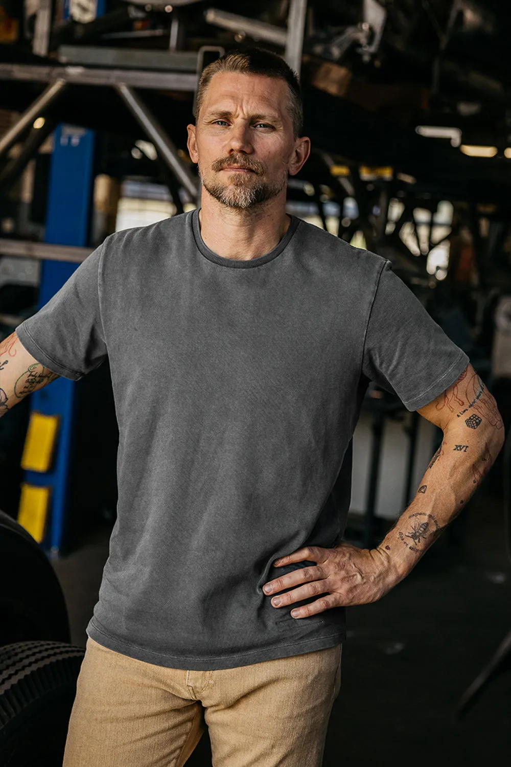 The Stamp 9oz Organic Cotton - Concrete