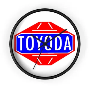 Toyoda Old School Logo Wall Clock - Reefmonkey