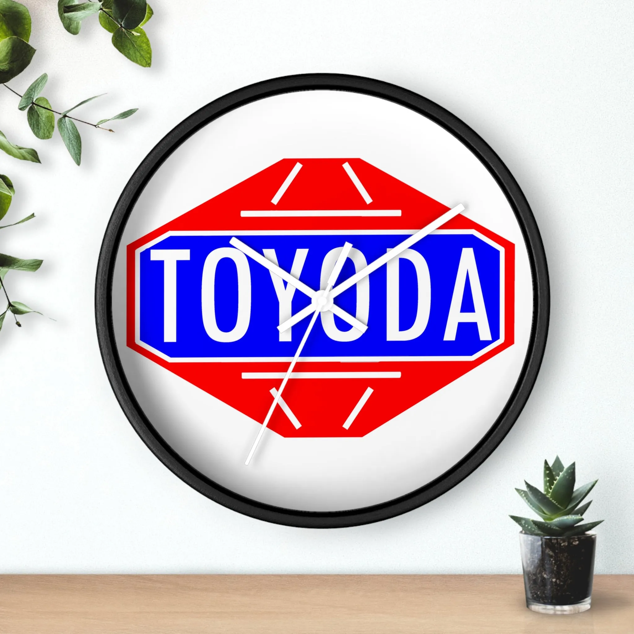 Toyoda Old School Logo Wall Clock - Reefmonkey