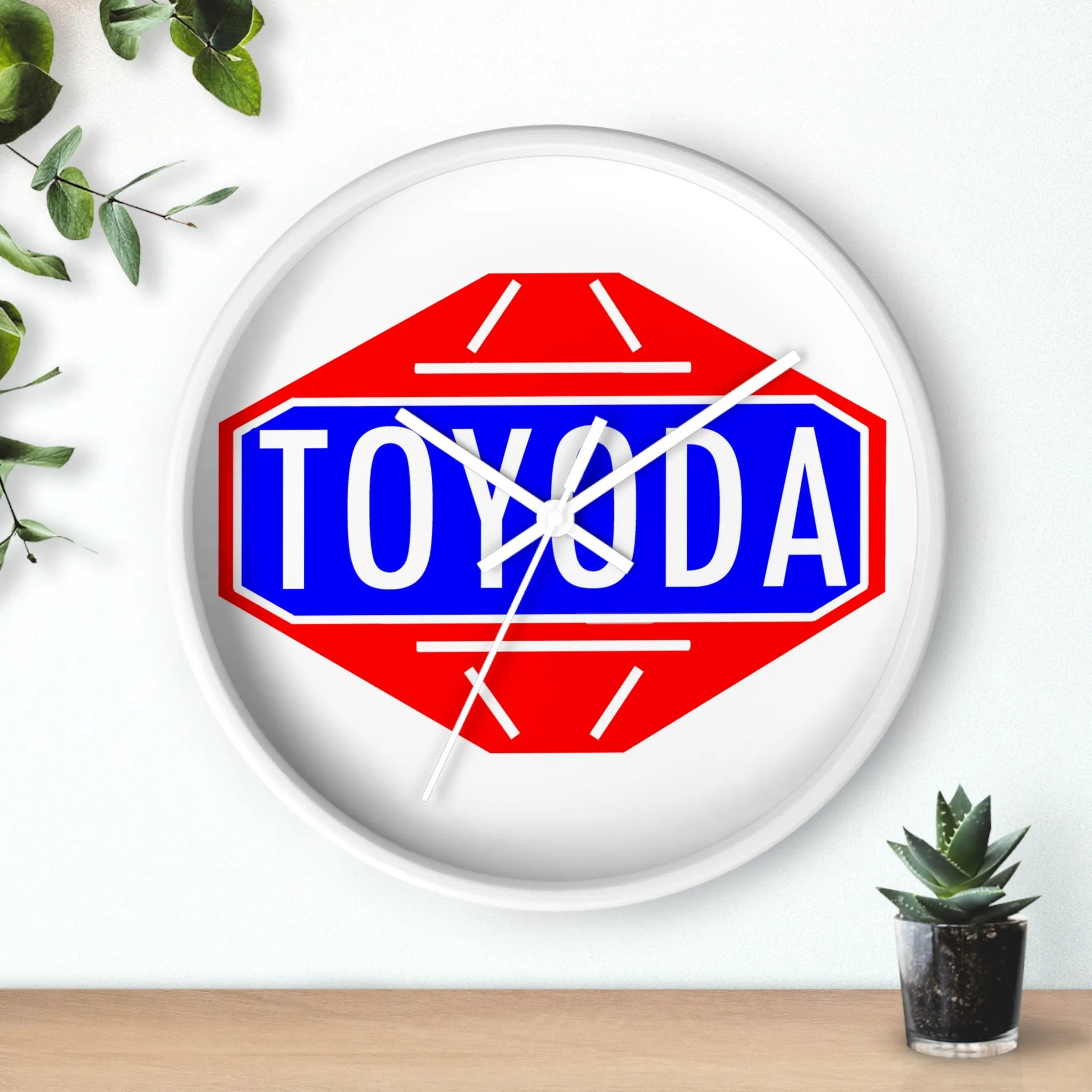 Toyoda Old School Logo Wall Clock - Reefmonkey