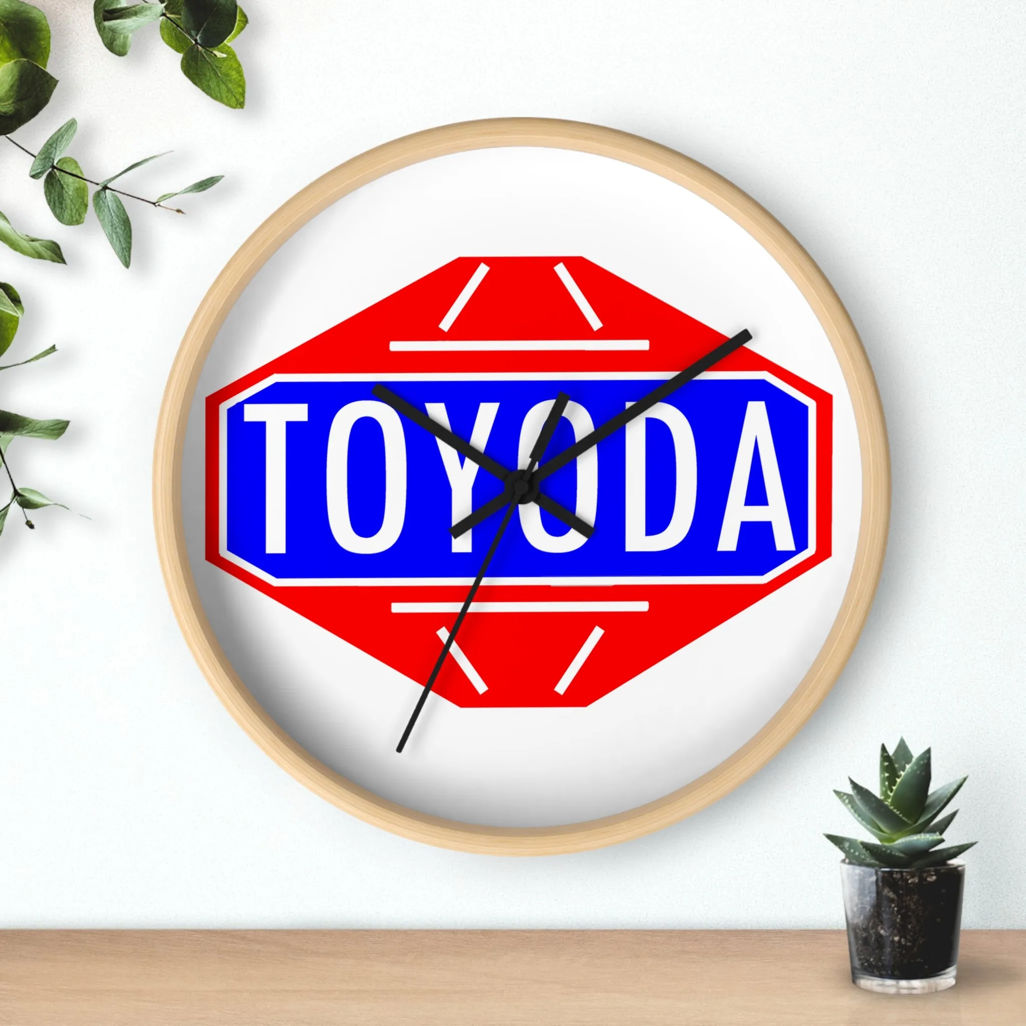 Toyoda Old School Logo Wall Clock - Reefmonkey