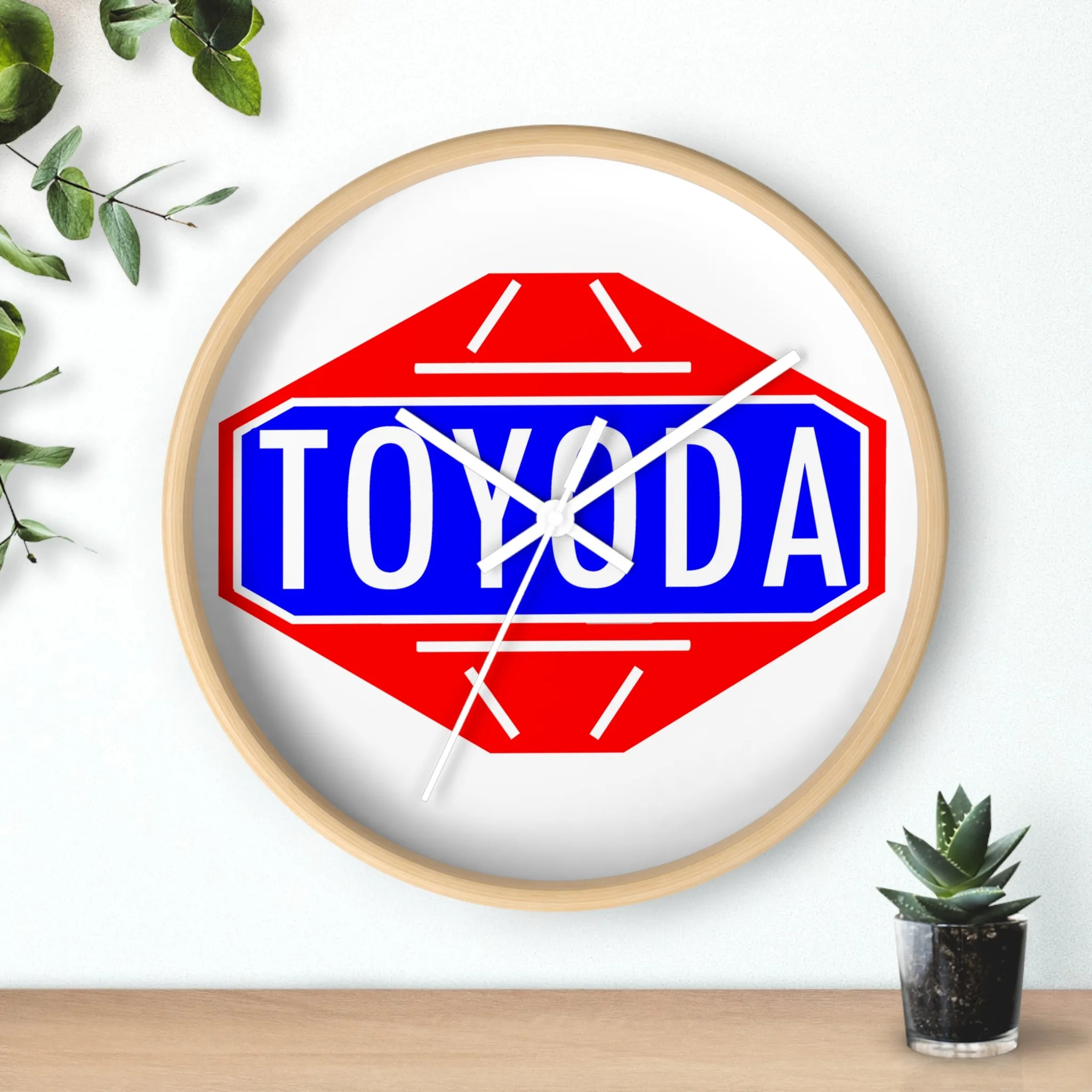 Toyoda Old School Logo Wall Clock - Reefmonkey