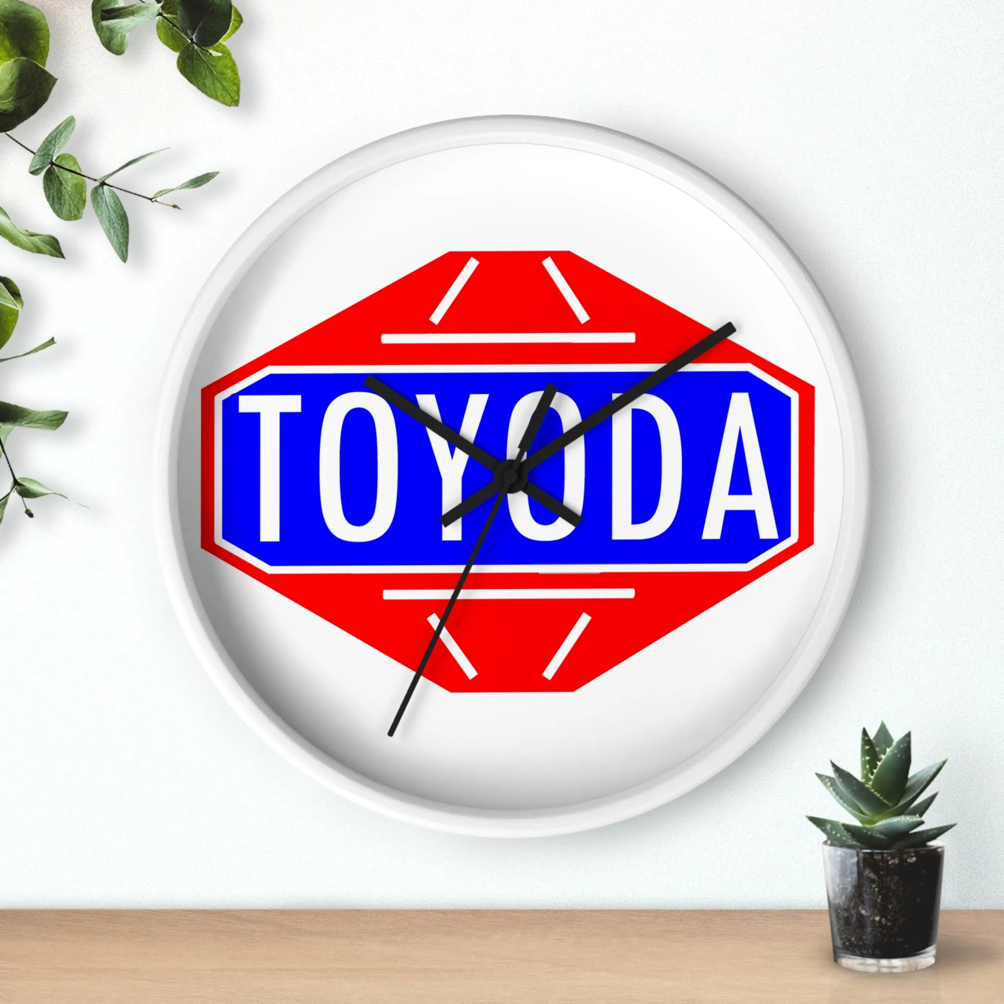Toyoda Old School Logo Wall Clock - Reefmonkey