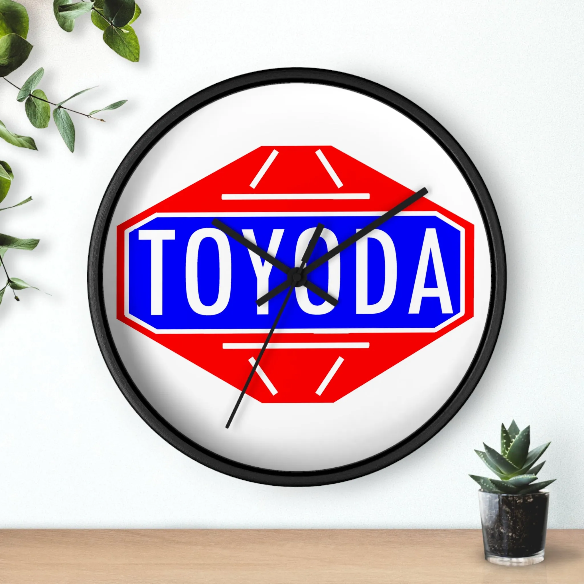Toyoda Old School Logo Wall Clock - Reefmonkey