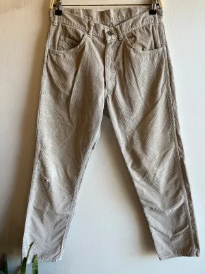 Vintage 1960s Levis Big E Corduroy Pants - Tan