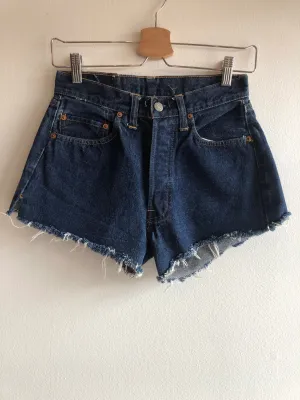 Vintage 1960s Levis Big E Selvedge Denim Shorts