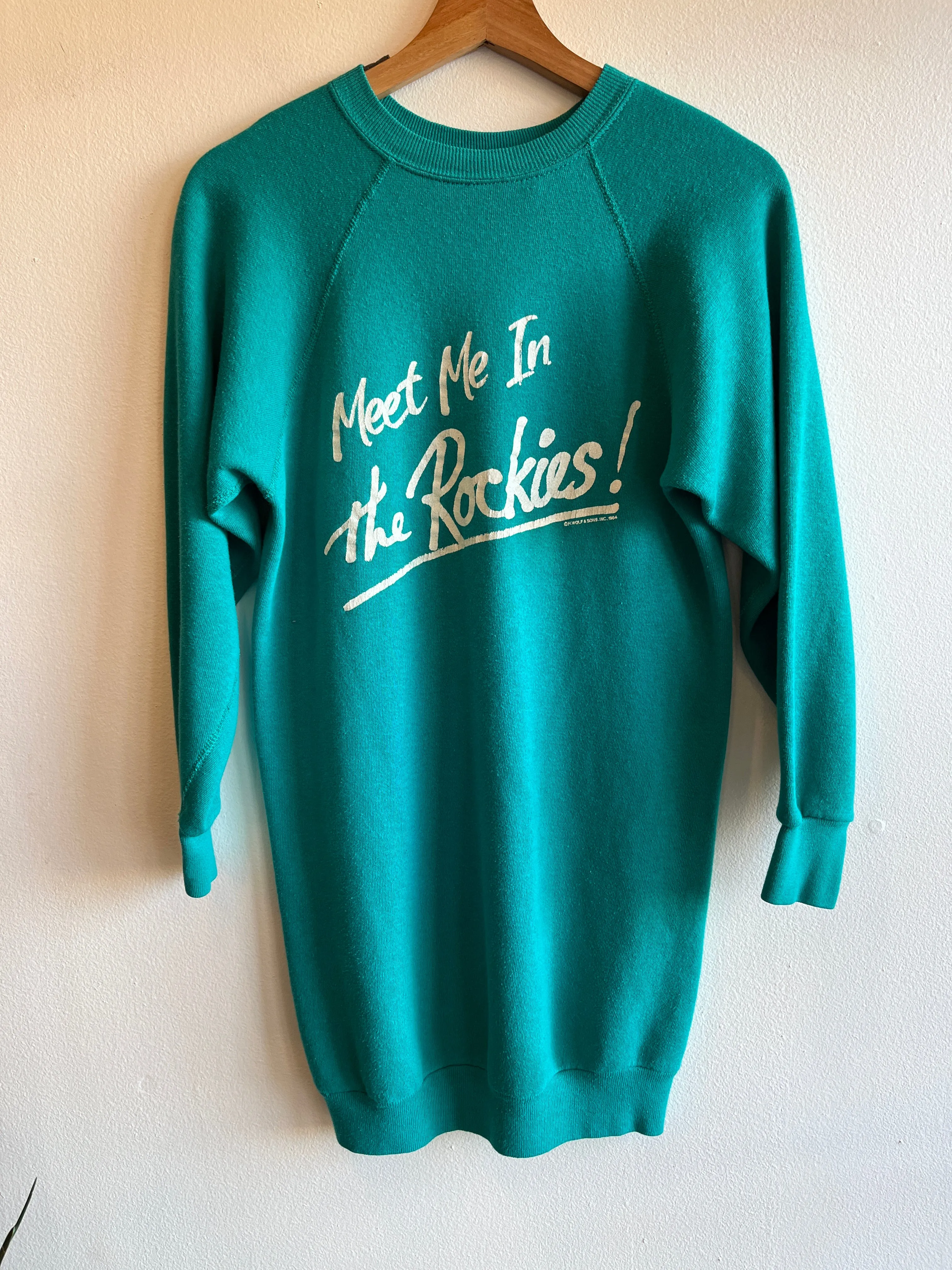 Vintage 1984 Meet Me in the Rockies Sleep Sweatshirt