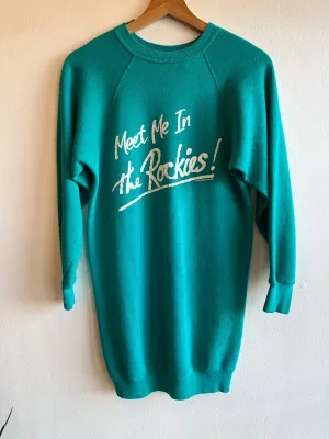 Vintage 1984 Meet Me in the Rockies Sleep Sweatshirt