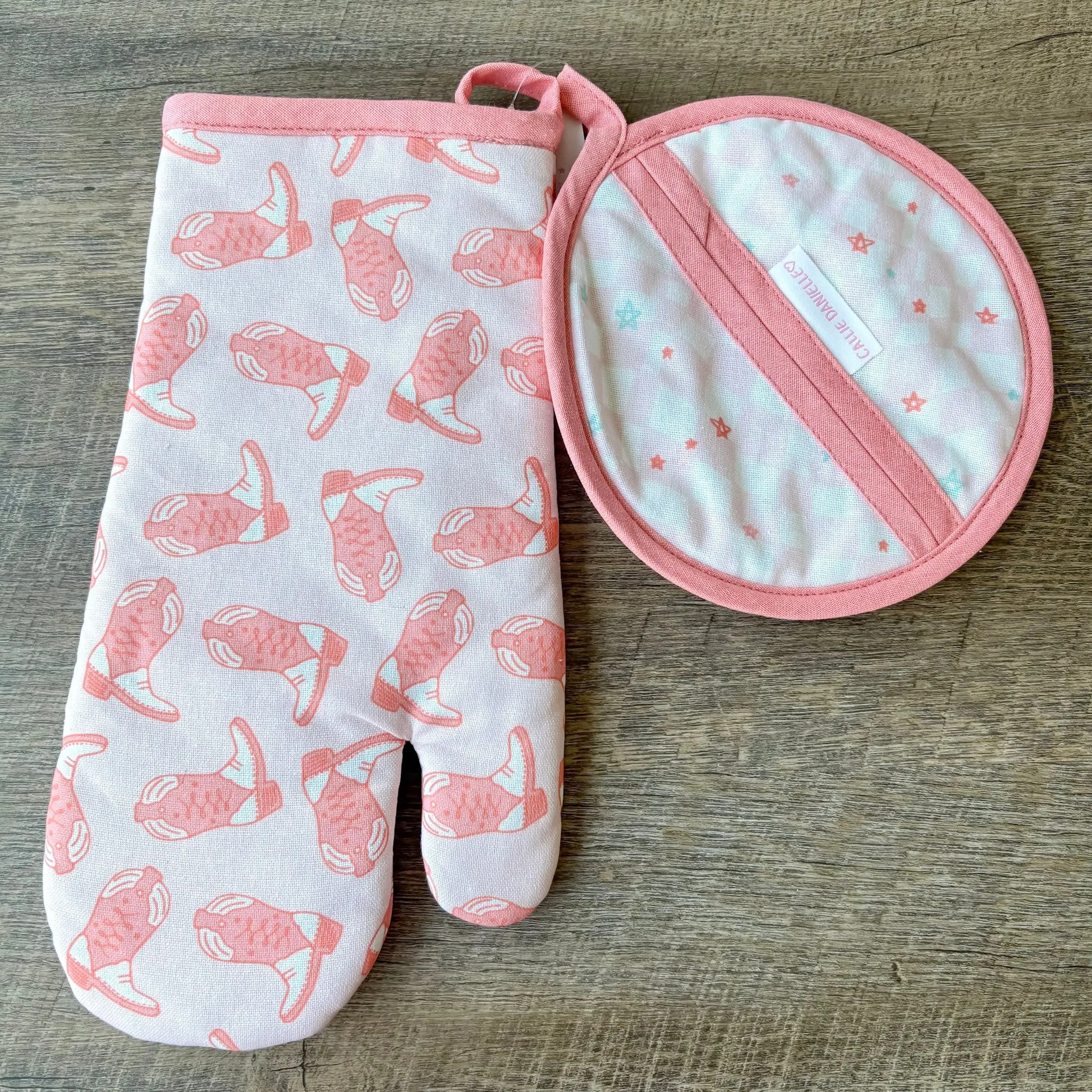 Western Cowgirl Boots Pot Holder Set by Callie Danielle