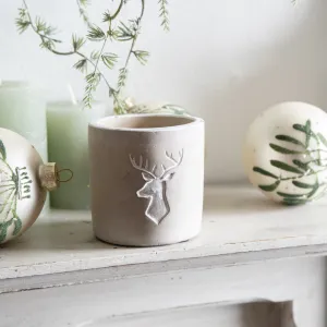 Whiskey & Woodsmoke Stag Candle