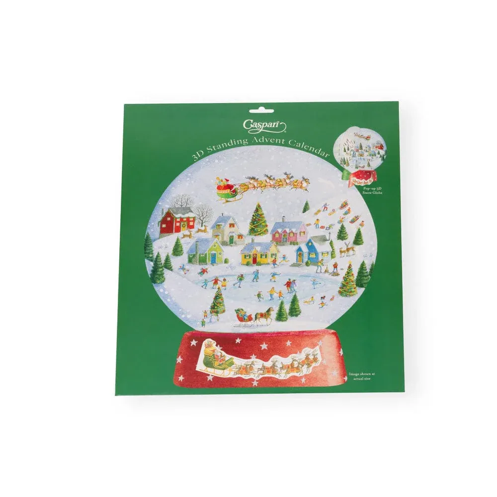 Winter Village Snow Globe Christmas 3D Advent Calendar
