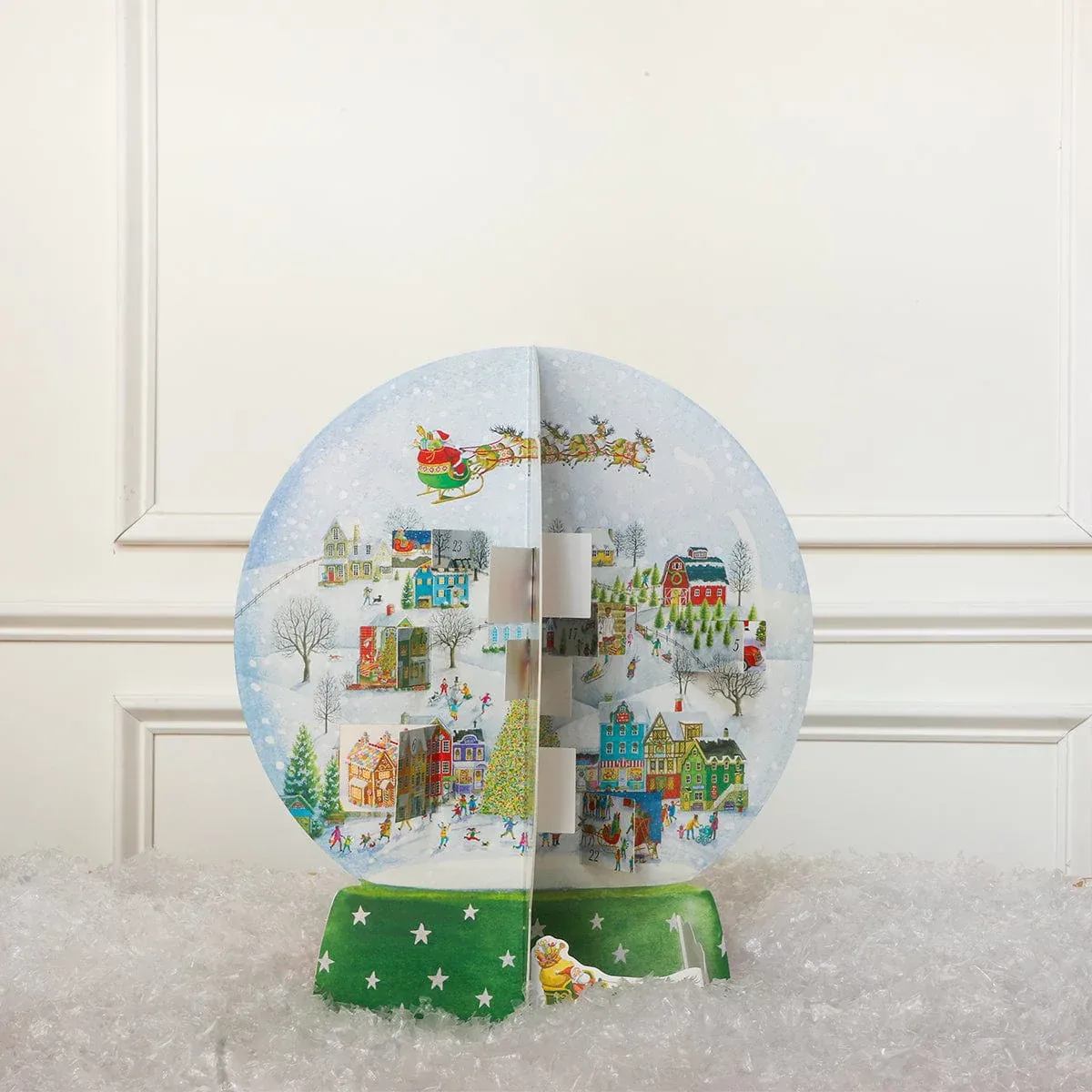 Winter Village Snow Globe Christmas 3D Advent Calendar