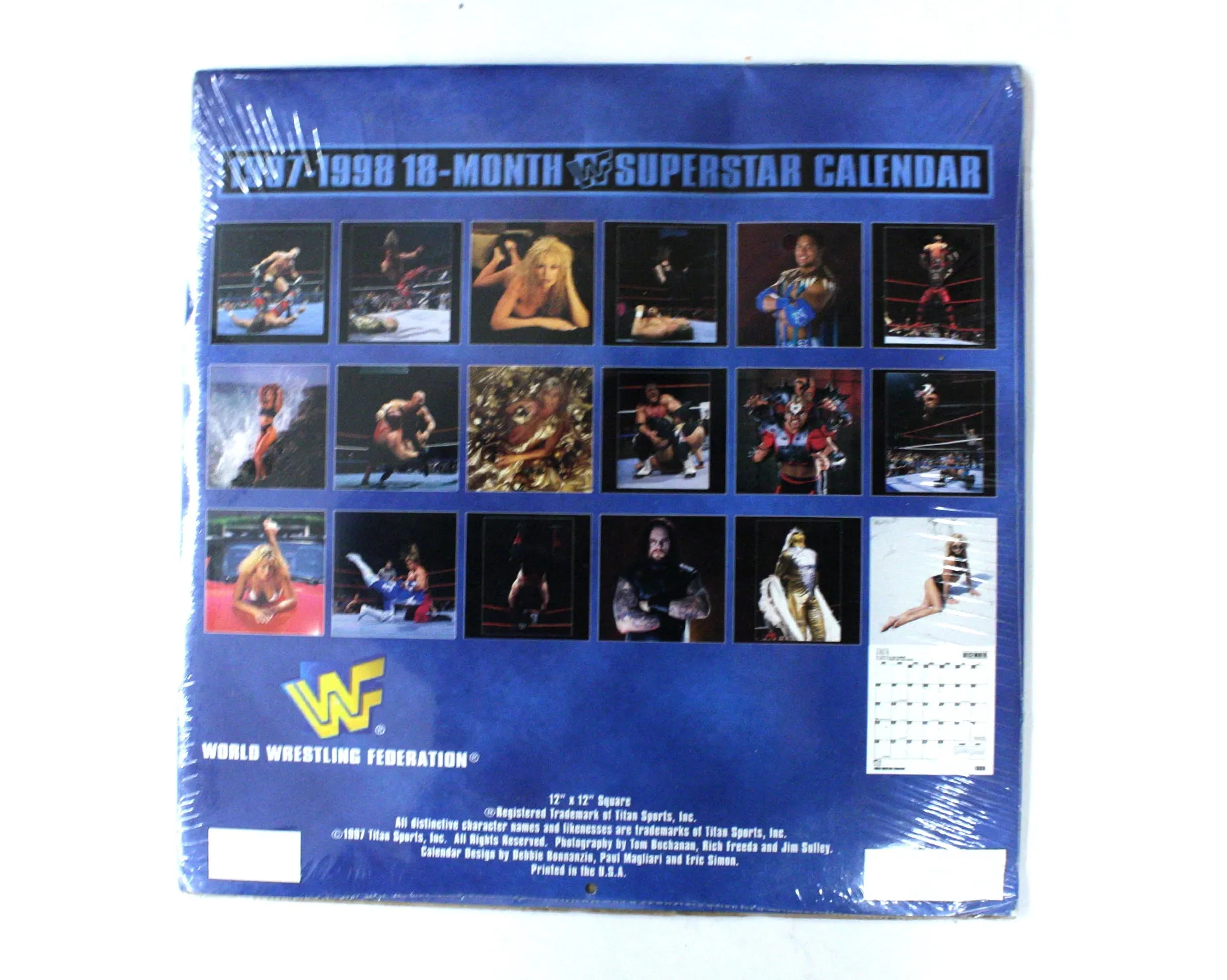 WWF 1997-98 CALENDAR