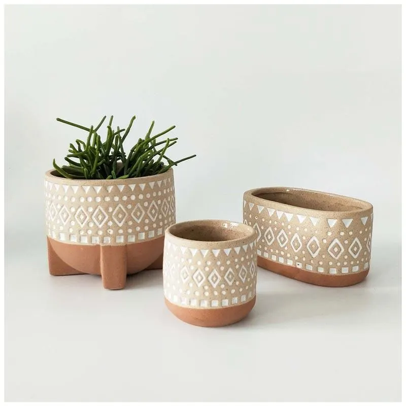 Zuri Planter With Legs - Terracotta (12.5cm)